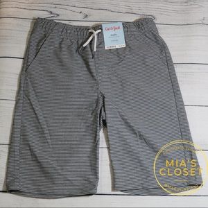 NWT Cat & Jack Gray Striped Shorts